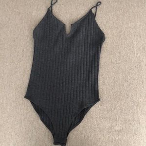 NWOT blue/gray body suit never worn